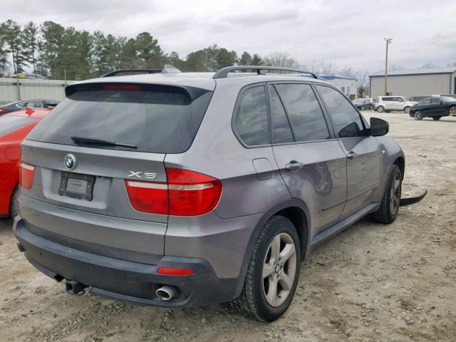 5UXFF03579LJ95850 - 2009 BMW X5 XDRIVE3 GRAY photo 4