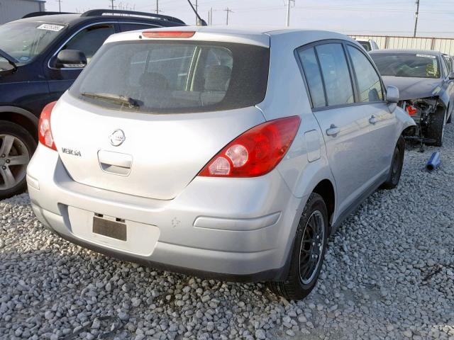 3N1BC13E69L444774 - 2009 NISSAN VERSA S SILVER photo 4