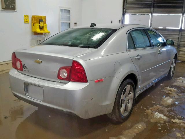 1G1ZC5E07CF212196 - 2012 CHEVROLET MALIBU 1LT SILVER photo 4