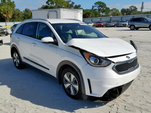 KNDCC3LC5J5118433 - 2018 KIA NIRO EX WHITE photo 1