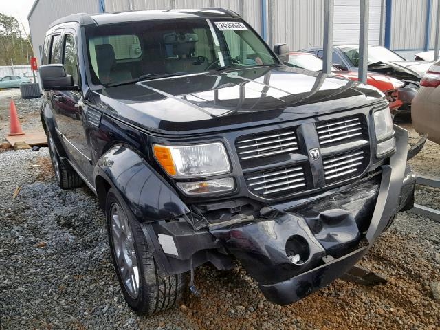 1D8GU58627W607695 - 2007 DODGE NITRO R/T BLACK photo 1