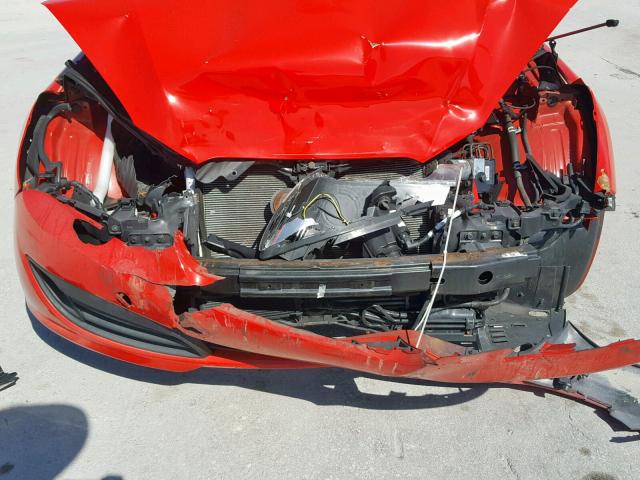 KMHHT6KD6BU049045 - 2011 HYUNDAI GENESIS CO RED photo 9