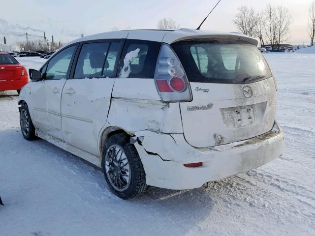 JM1CR293370150416 - 2007 MAZDA 5 WHITE photo 3