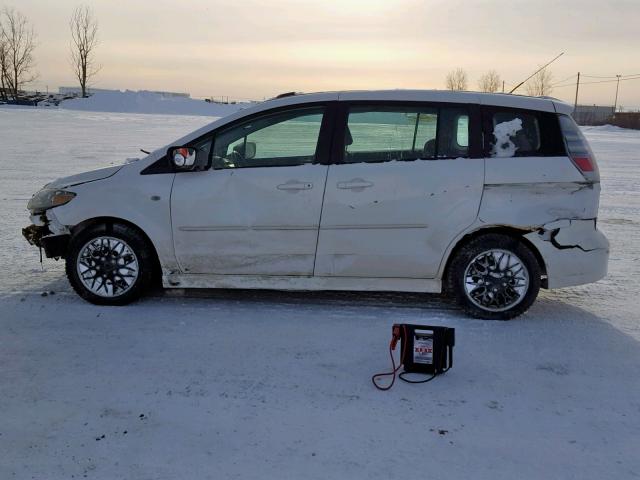 JM1CR293370150416 - 2007 MAZDA 5 WHITE photo 9