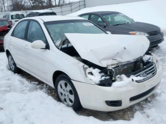 KNAFE121285580015 - 2008 KIA SPECTRA EX WHITE photo 1