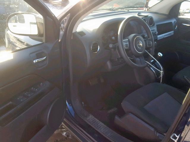 1C4NJDBB4GD626761 - 2016 JEEP COMPASS SP BLUE photo 9