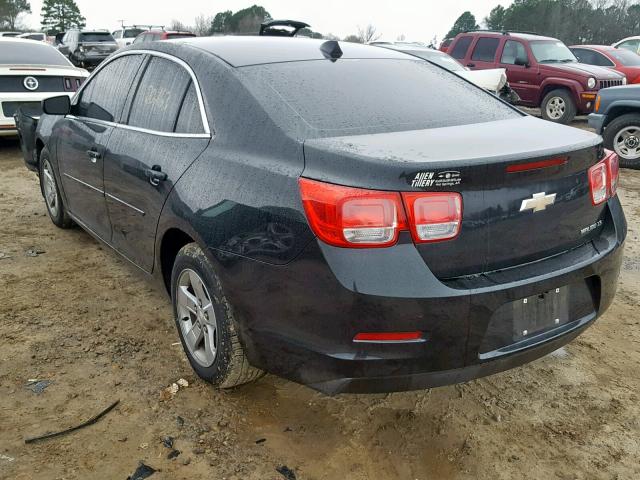 1G11B5SL0EF180628 - 2014 CHEVROLET MALIBU LS BLACK photo 3