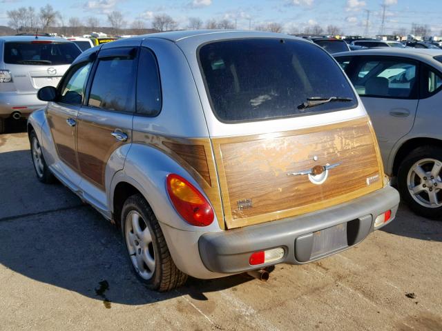 3C4FY58B22T295078 - 2002 CHRYSLER PT CRUISER SILVER photo 3