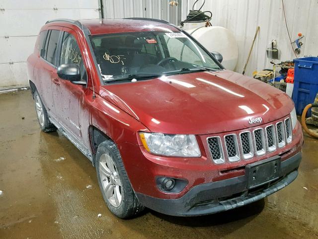 1J4NF1FB9BD158720 - 2011 JEEP COMPASS SP RED photo 1