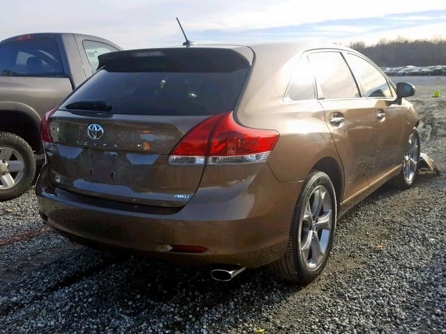 4T3BK3BB1AU042435 - 2010 TOYOTA VENZA BASE BROWN photo 4