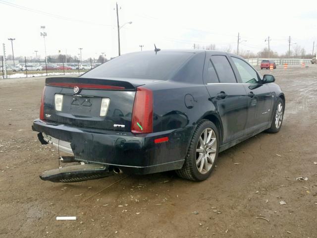 1G6DX67D770147423 - 2007 CADILLAC STS-V BLACK photo 4