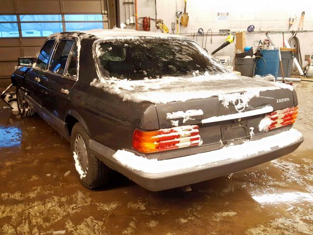 WDBCB35D9MA582280 - 1991 MERCEDES-BENZ 350 SDL BLACK photo 3