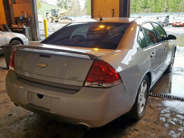 2G1WD58CX79185239 - 2007 CHEVROLET IMPALA SUP 银色 照片 4