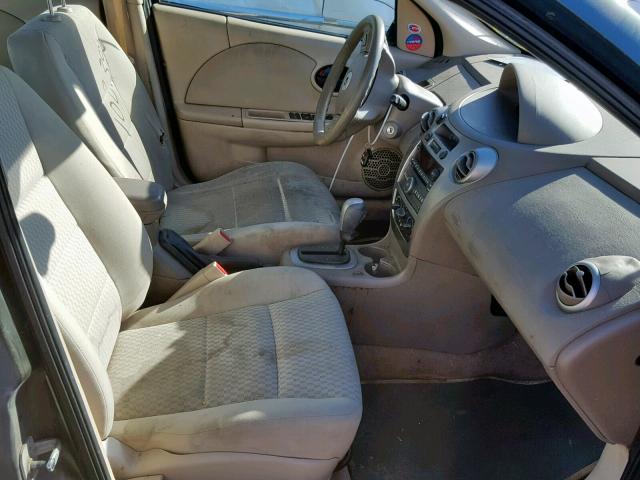 1G8AJ58F27Z205102 - 2007 SATURN ION LEVEL GREEN photo 5