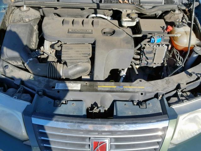 1G8AJ58F27Z205102 - 2007 SATURN ION LEVEL GREEN photo 7