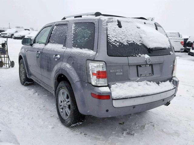 4M2CU87138KJ28936 - 2008 MERCURY MARINER PR GRAY photo 3