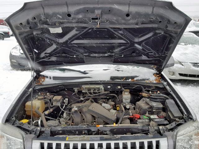 4M2CU87138KJ28936 - 2008 MERCURY MARINER PR GRAY photo 7