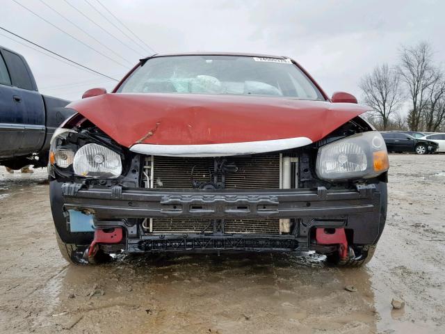 KNAFE221695654057 - 2009 KIA SPECTRA EX RED photo 9