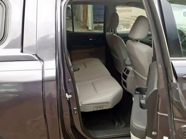 5FPYK3F58KB005167 - 2019 HONDA RIDGELINE GRAY photo 6