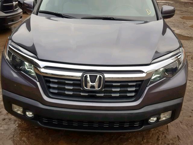 5FPYK3F58KB005167 - 2019 HONDA RIDGELINE GRAY photo 9