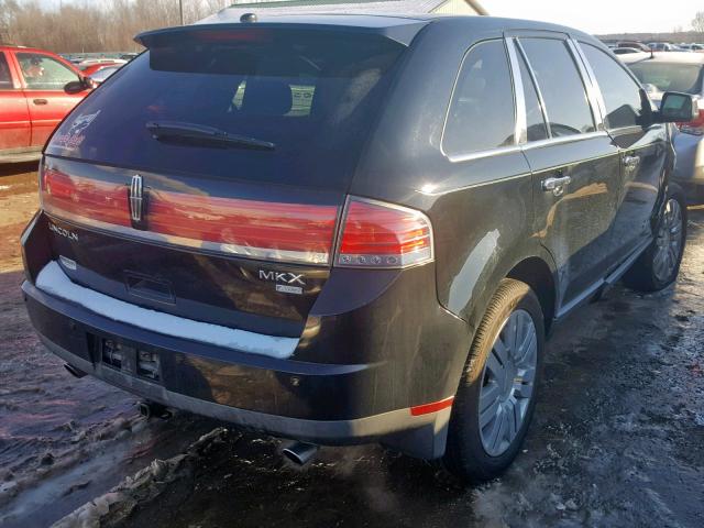 2LMDU88C78BJ04286 - 2008 LINCOLN MKX BLACK photo 4