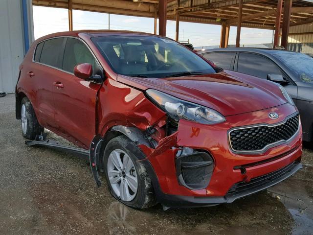 KNDPM3AC9H7148700 - 2017 KIA SPORTAGE L RED photo 1