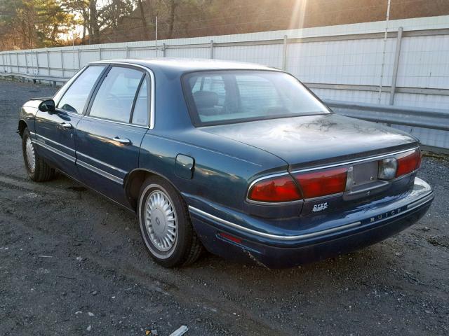 1G4HR52K7VH560154 - 1997 BUICK LESABRE LI GREEN photo 3