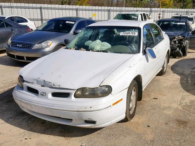 1G3NG52M6W6348650 - 1998 OLDSMOBILE CUTLASS GL WHITE photo 2