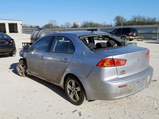 JA3AU26UX8U009791 - 2008 MITSUBISHI LANCER ES SILVER photo 3