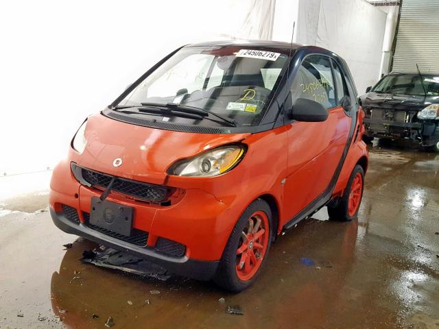 WMEEJ31X28K120240 - 2008 SMART FORTWO PUR RED photo 2