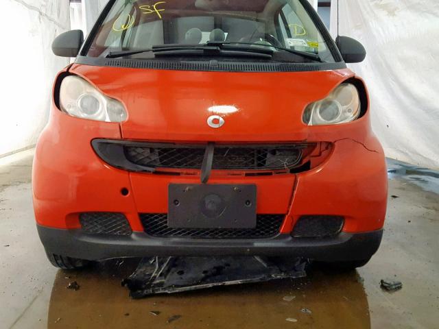 WMEEJ31X28K120240 - 2008 SMART FORTWO PUR RED photo 9