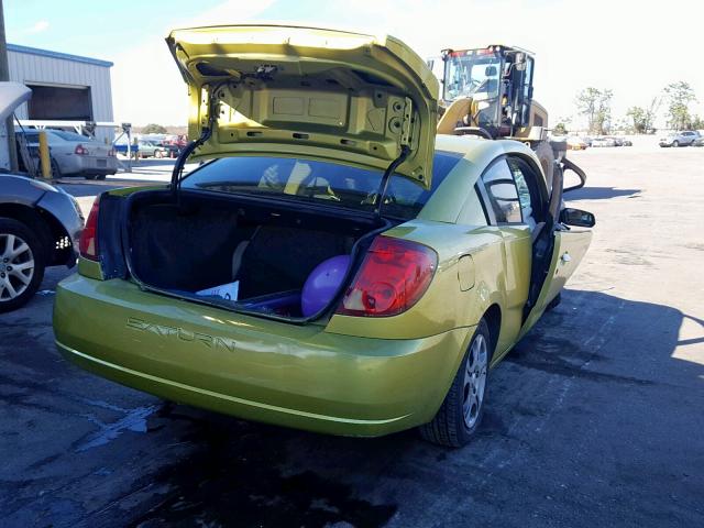 1G8AN12F34Z148328 - 2004 SATURN ION LEVEL GREEN photo 4
