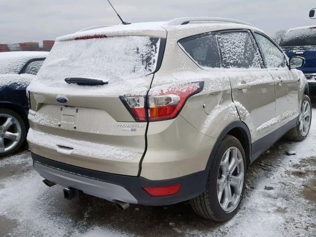 1FMCU9J94HUD74078 - 2017 FORD ESCAPE TIT BEIGE photo 4