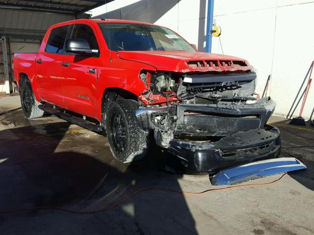 5TFDW5F10EX415301 - 2014 TOYOTA TUNDRA CRE RED photo 1