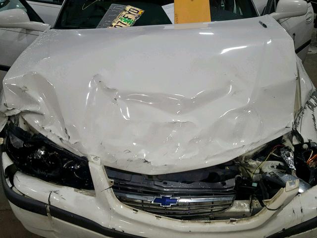 2G1WF52E049313469 - 2004 CHEVROLET IMPALA WHITE photo 7