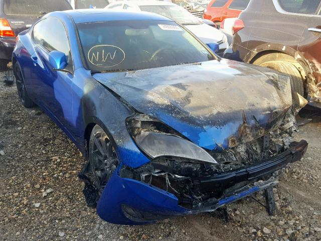 KMHHT6KD9BU060735 - 2011 HYUNDAI GENESIS CO BLUE photo 1