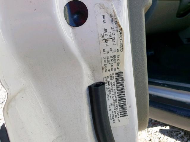 1J8HH48K18C105500 - 2008 JEEP COMMANDER Ağ foto 10