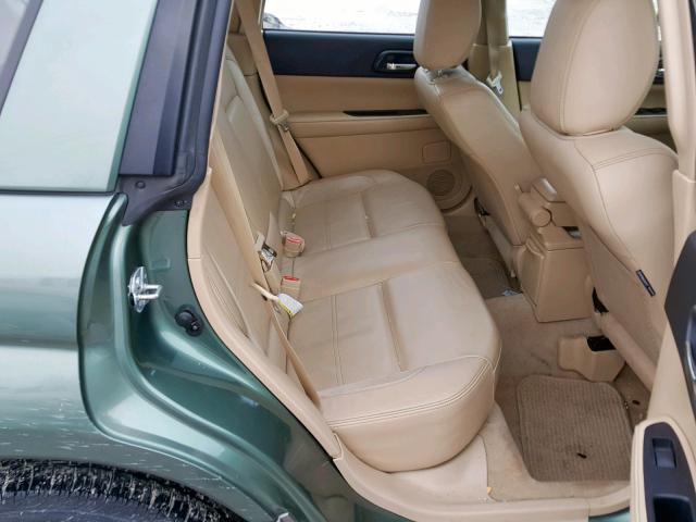 JF1SG67656H743299 - 2006 SUBARU FORESTER 2 Verde foto 6