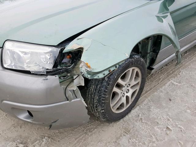 JF1SG67656H743299 - 2006 SUBARU FORESTER 2 Verde foto 9