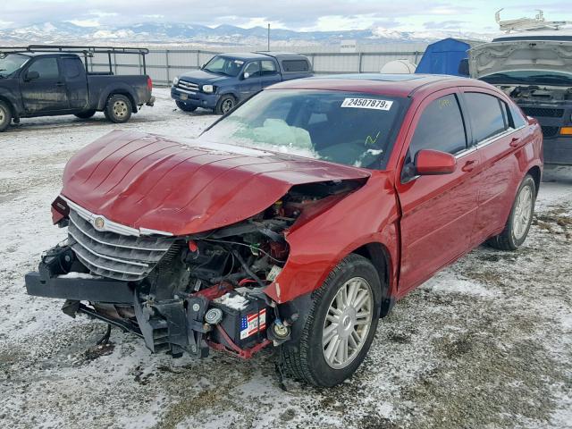 1C3LC56R07N526766 - 2007 CHRYSLER SEBRING TO RED photo 2