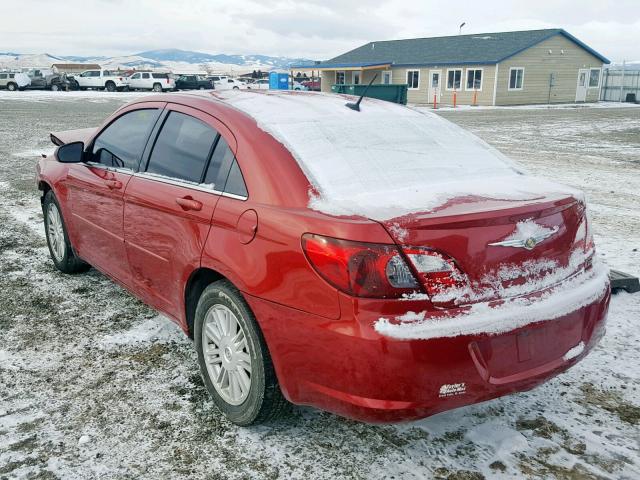 1C3LC56R07N526766 - 2007 CHRYSLER SEBRING TO RED photo 3