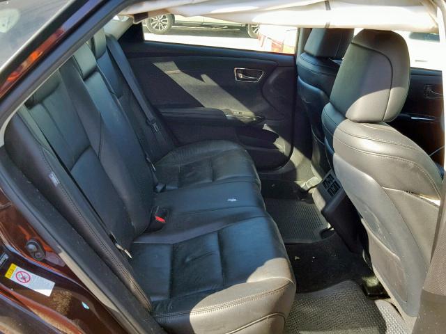 4T1BK1EB7GU239224 - 2016 TOYOTA AVALON XLE BURGUNDY photo 6