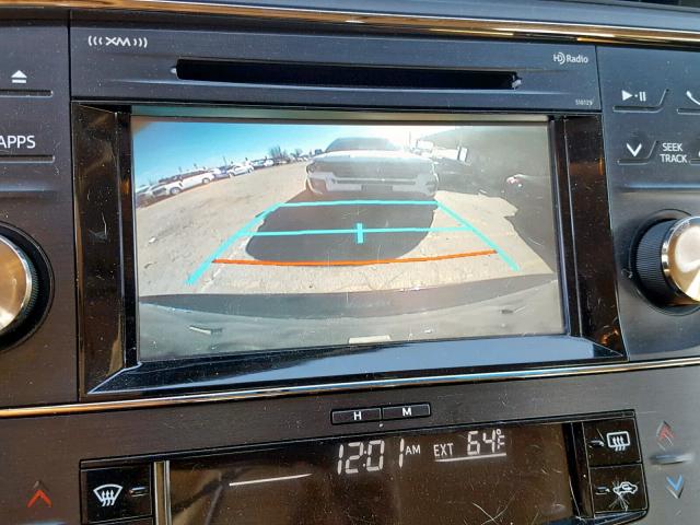 4T1BK1EB7GU239224 - 2016 TOYOTA AVALON XLE BURGUNDY photo 9