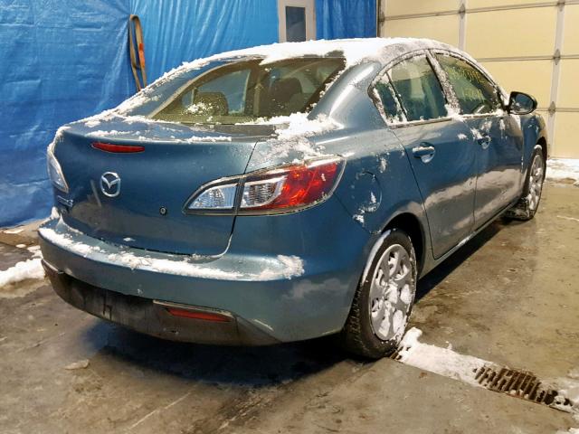 JM1BL1UFXB1452071 - 2011 MAZDA 3 I BLUE photo 4