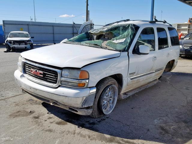 1GKEK13Z12J188318 - 2002 GMC YUKON WHITE photo 2