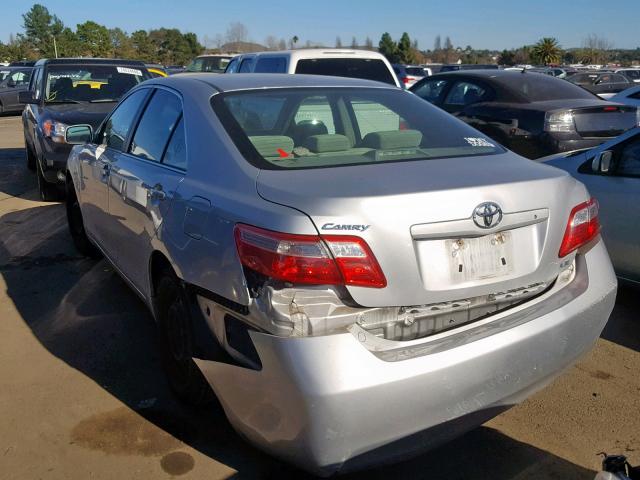 4T1BE46K77U641736 - 2007 TOYOTA CAMRY NEW SILVER photo 3