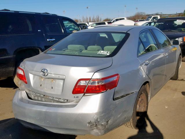 4T1BE46K77U641736 - 2007 TOYOTA CAMRY NEW SILVER photo 4
