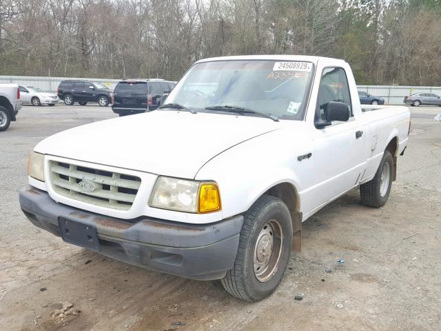 1FTYR10D52TA23339 - 2002 FORD RANGER WHITE photo 2