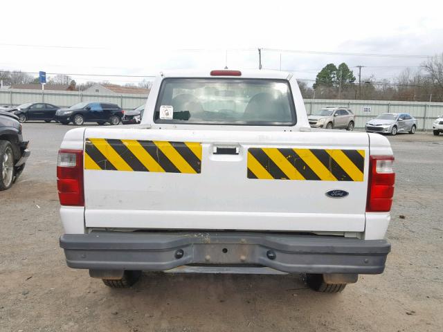 1FTYR10D52TA23339 - 2002 FORD RANGER WHITE photo 6