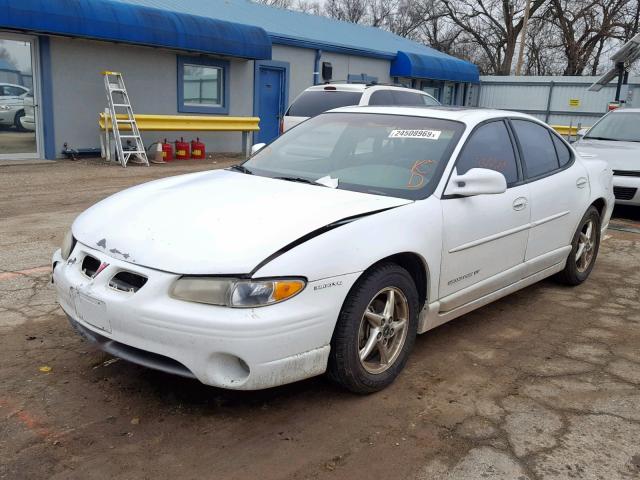 1G2WP52K5XF349622 - 1999 PONTIAC GRAND PRIX WHITE photo 2